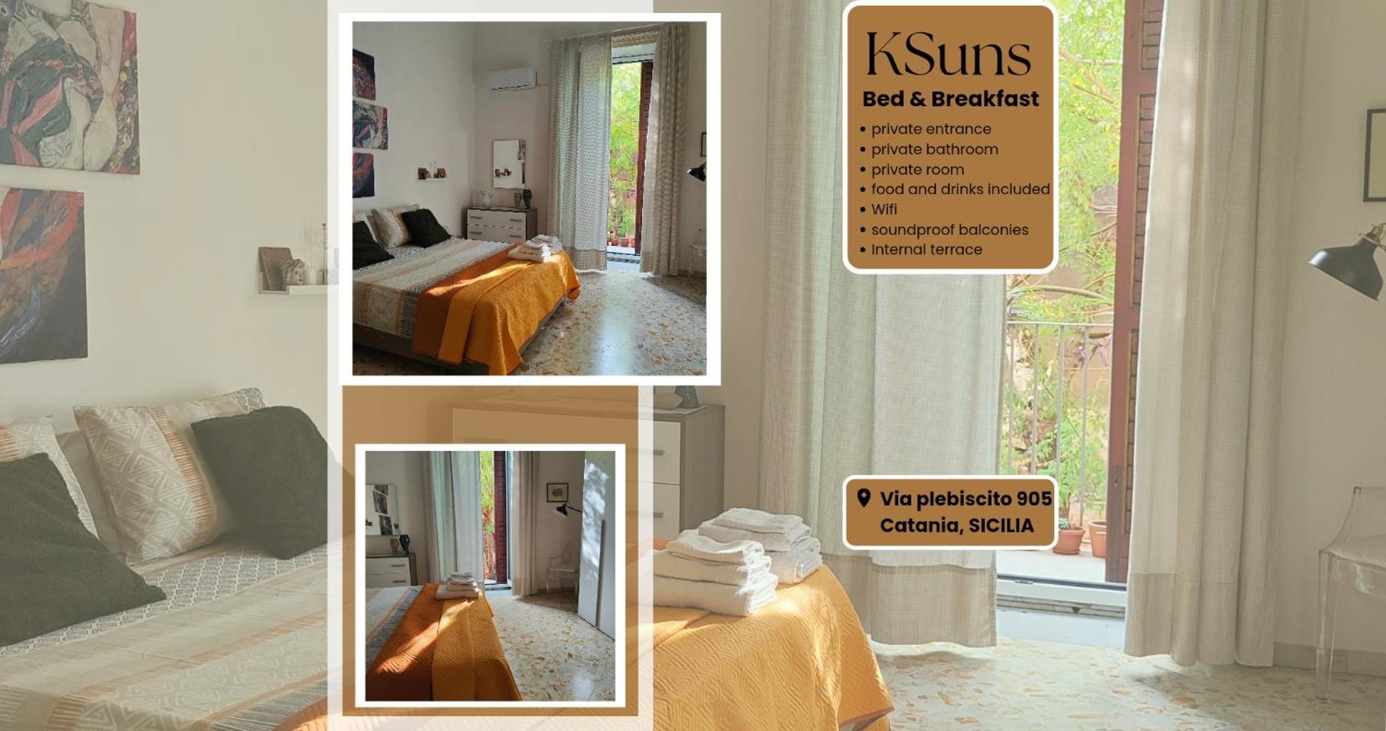 Ksuns Bed and Breakfast Catánia Buitenkant foto